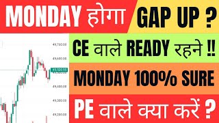 Monday Market कैसा रहेगा | gift nifty live | banknifty gap up or gap down monday | nifty monday