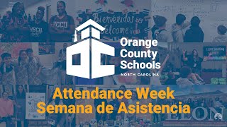 Orange County Schools Attendance Week 2026 Day 1: Be Here To Get There!