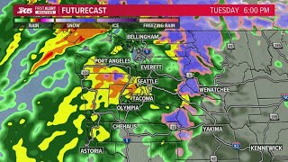 Heavy rain, slide risks in WA | KING 5 First Alert Weather Forecast