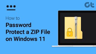 how to set password on zip file windows 11