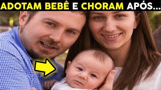 Casal ADOTA BEBÊ e RECEBEM ALGO de sua MÃE BIOLÓGICA que os fizeram CHORAR!