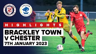 HIGHLIGHTS: Brackley Town 1 - 1 Chester - 7th January 2023