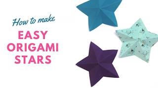 How to Make Easy Origami Paper Stars.