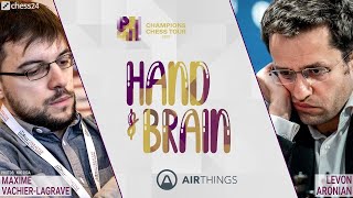 MVL et ARONIAN en Main / Cerveau | Mat Fou+Cavalier vs. Roi !