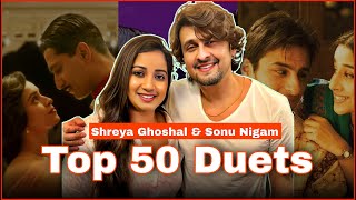 Top 50 Duet Songs|| Sonu Nigam x Shreya Ghoshal || (THE Duos #1) || MUZIX