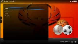 Phoenix pre loaded Channels list on KODI/XBMC