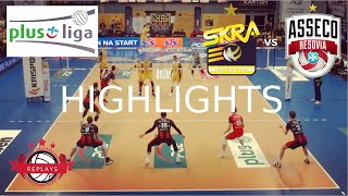 SKRA Belchatow vs ASSECO Resovia Rzeszów | Plusliga | 22.11.21 | Atanasijević vs Muzaj