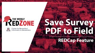 REDZone - Save Survey PDF to Field