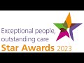 Exceptional People, Outstanding Care Star Awards celebration 2023