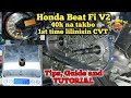 Honda Beat Fi V2 Cvt Cleaning TUTORIAL, Tips and Guide.nawala na yung INGAY at DRAGGING.