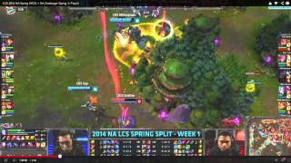 Great play Adc in lcs Curse (LCS NA 2014 Spring Challenger)