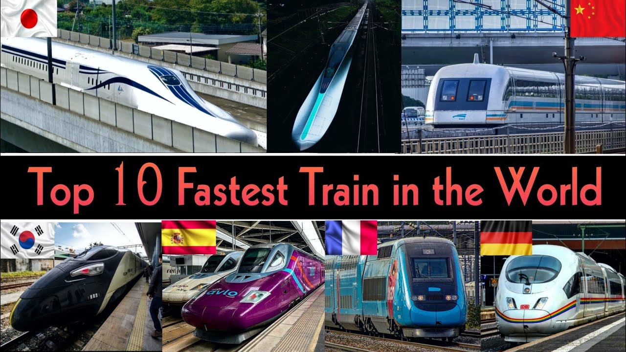Top 10 Fastest Train In The World 2025 Fastest High Speed Trains In
