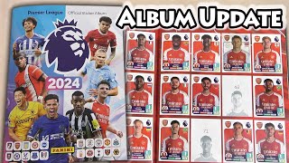 NEW PREMIER LEAGUE 2024 Panini Sticker Book Showcase | Album Update After 140 Packs Opened