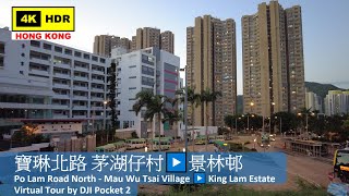 【HK 4K】寶琳北路 茅湖仔村▶️景林邨 | Po Lam Road North - Mau Wu Tsai Village ▶️ King Lam Estate | 2021.11.10