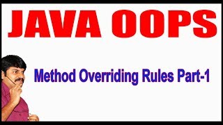 Java Tutorials || Java OOPS || Method Overriding Rules Part - 1 || by Durga Sir