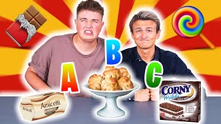 Wir ESSEN Süßigkeiten nach ALPHABET 🍭🍫 | mit Smiley