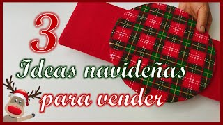 3 IDEAS NAVIDEÑAS PARA VENDER O REGALAR // Manualidades para navidad // Christmas crafts to sell