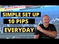 SIMPLE FOREX SET UP = EASY 10 Pips Everyday