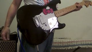 Fishbone Hello Kitty Electric Guitar Sound Check \u0026 Demo