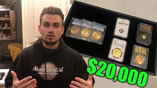 This Coin Dealer SOLD US $20,000 Worth of Coins! (Gold, Type Coins, 1942/1 Mercury Dime)