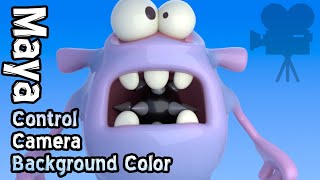 Maya Tutorial - Set Camera Background Color