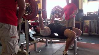 Harry's 137.5kg (302.5lb) Bench at BDFPA South East Champs