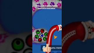 worms zone.io slither snake game little worms vs big beautiful worm || please subcribe #shorts
