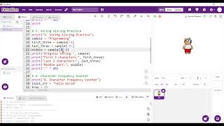 Basic Python Code – Part 4 | String Practice Made Simple | Python Editor | PictoBlox