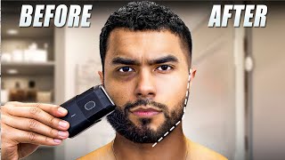 How to Shape your BEARD For A PERFECT JAWLINE (Step-By-Step Guide)