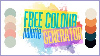 Generate a free colour palette for your crafting projects