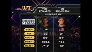 Yves Edwards vs Joe Stevenson