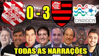 Todas as narrações - Bangu 0 x 3 Flamengo | Campeonato Carioca 2020