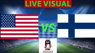 USA VS FINLAND - FINAL LIVE | 2025 WORLD JUNIOR ICE HOCKEY CHAMPIONSHIP LIVE | FIN U20 VS USA U20