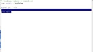 Programming in Turing - Boolean Variables