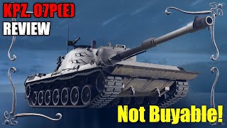 Kampfpanzer 07P(E) Review: Not Buyable Or Earnable!:  World of Tanks Console