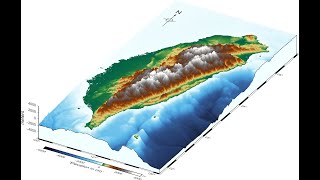 Plot three dimensional geospatial map in Python