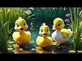 Five Little Ducks Popular Nursery Rhyme Song for Kids | Fun & Educational Song for Kids