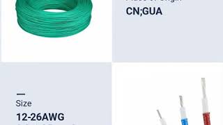 flexible silicone rubber insulated fiber glass braided wire