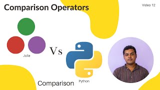 How to compare comparison operators in Python and Julia? Is it same?