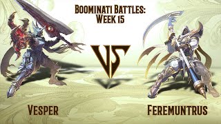 Vesper (Nightmare) VS Feremuntrus (Zasalamel) - BB: Week 15 (16.07.2020)