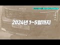 2024년 1~5월⚡️연령대별 누적 판매량⚡ ️《 신차 판매순위 top 3 》