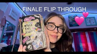 Wreck This Journal Completed Flip Through