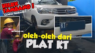 SASISNYA PARAH! Penuh Lumpur Kalimantan, Salon Total Toyota Hilux Bekas Tambang Undercarriage Part 1