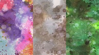 WEEKLY LIVE - Fun Inky Backgrounds with Distress Inks