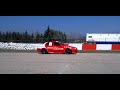 Alfa Romeo 156 2.5 V6 busso RWD conversion Serres Circuit 2012 very loud exhaust sound