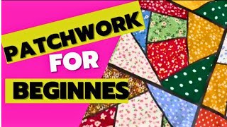 Patchwork Sewing Projects: Patchwork quilt for beginners #patchwork #patchworkquilt #sewing