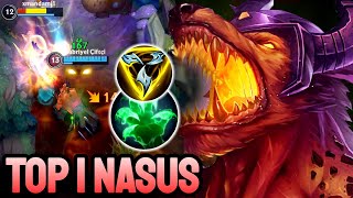 WILD RIFT NASUS - TOP 1 NASUS GAMEPLAY - EX CHALLENGER RANKED