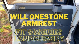 Fitting One Stone armrest in 80 series landcruiser