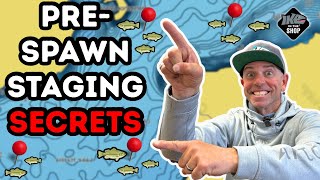 🔥The Secret to Catching Pre-Spawn Bass! 🎯 How to Find Staging Fish 🎣