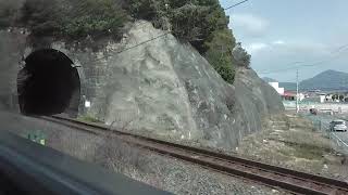 【R】山陽本線快速シティライナー 5318M　岩国→大野浦→広島　車窓展望　1/2